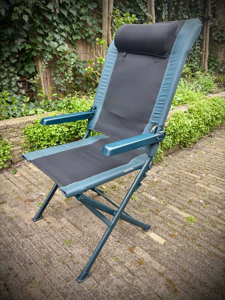 Campingstoel strandstoelen met hoofdsteun, Caravans en Kamperen, Ophalen, Zo goed als nieuw, Campingstoel