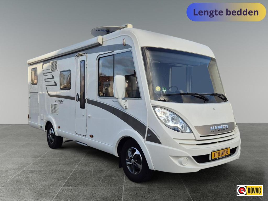 Hymer Exsis 578 Lengtebedden / Hefbed, Caravans en Kamperen, Integraal, Standaard zit, Ringverwarming, Fiat