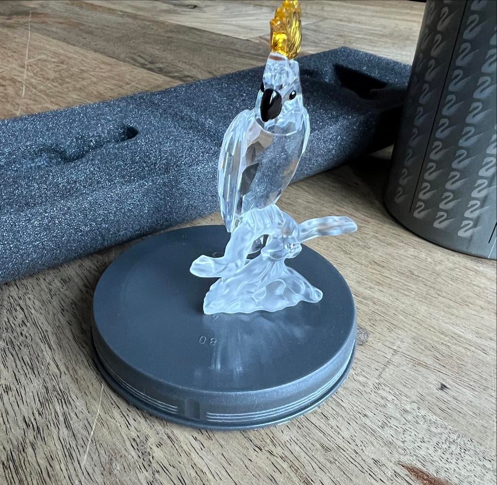 Swarovski kaketoe beeldje, Ophalen, Zo goed als nieuw, Figuurtje