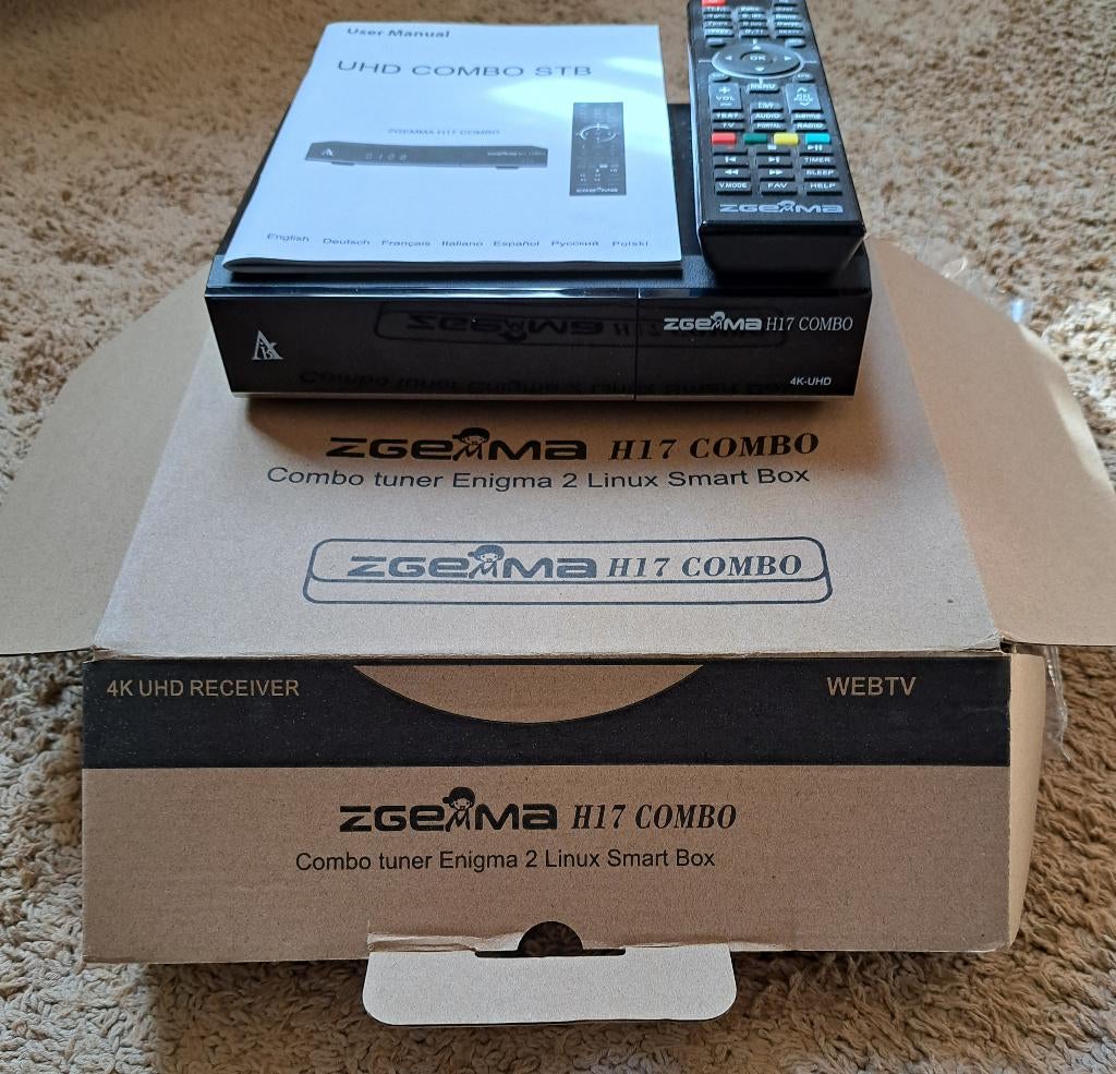 zGemma H17 combo nieuwstaat, Ophalen of Verzenden, Zo goed als nieuw, Decoder