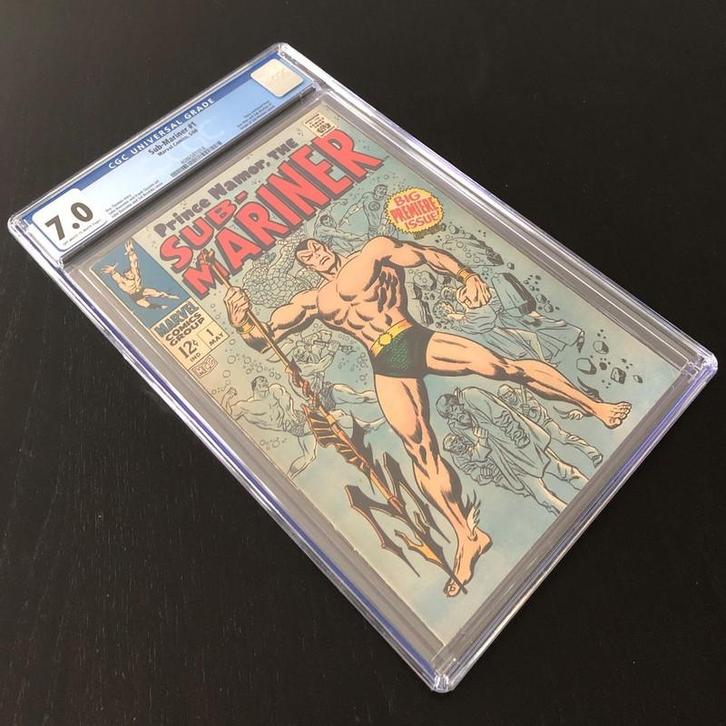 Sub-Mariner Vol.1 #1 CGC (1968) FN/VF (7.0), Boeken, Strips | Comics, Nieuw, Eén comic, Amerika, Ophalen of Verzenden