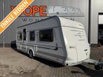 Fendt Topas 550 TG MET MOVER & TENT, Caravans en Kamperen, Caravans, Rondzit, Schokbreker, Bedrijf, Fendt