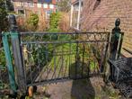 Sierlijk ijzeren tuinpoort, Tuin en Terras, Ophalen, Met poort, Gebruikt, Sierhekwerk