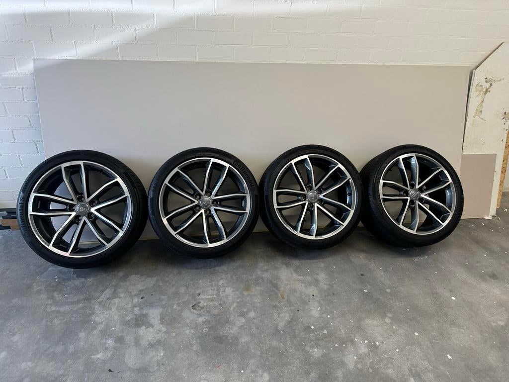 Audi velgen 5x112 219 inch OEM met zomer banden weg = weg, Auto-onderdelen, Banden en Velgen, Gebruikt, 255 mm, Banden en Velgen