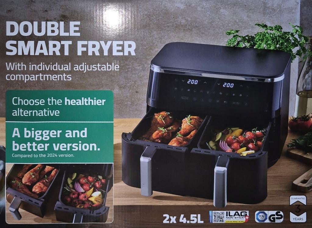 Double Smart Fryer, Ophalen of Verzenden