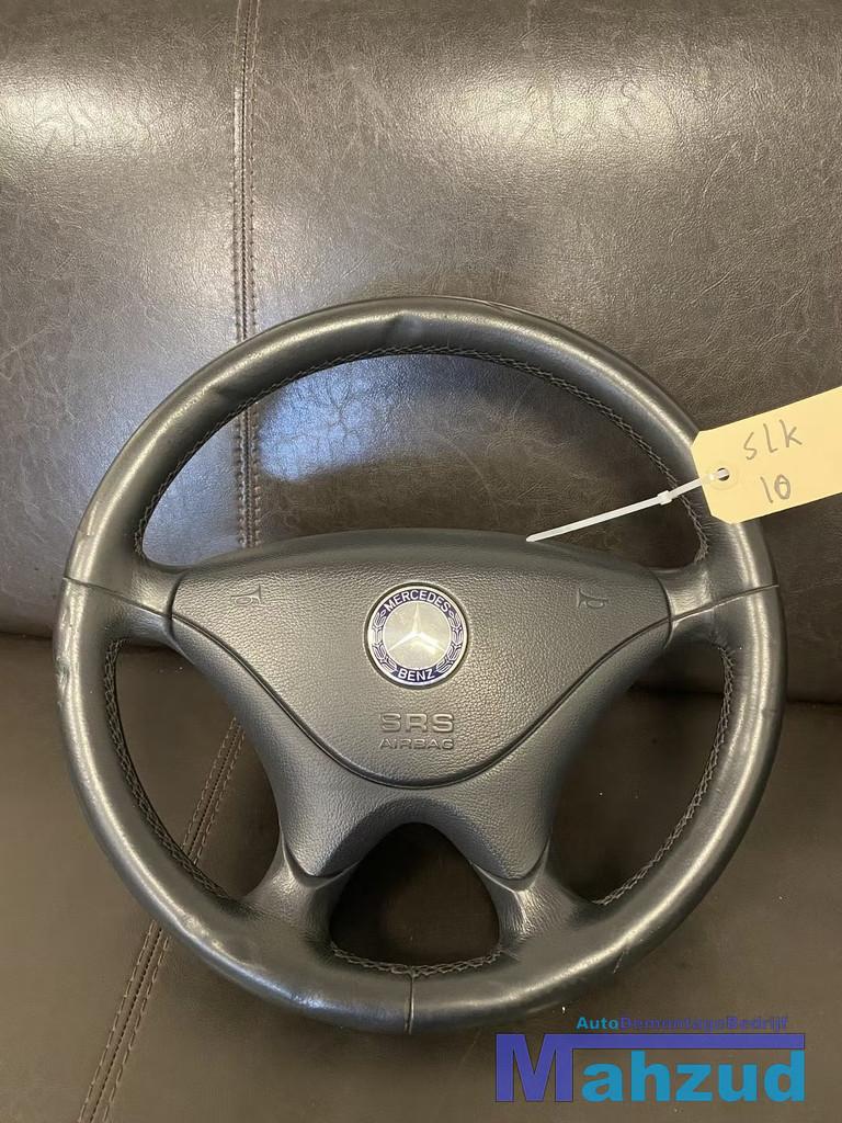 MERCEDES SLK R170 W208 CLK Stuurwiel stuur met airbag leer z, Gebruikt, Mercedes-Benz AG, Mercedes-Benz, Ophalen of Verzenden