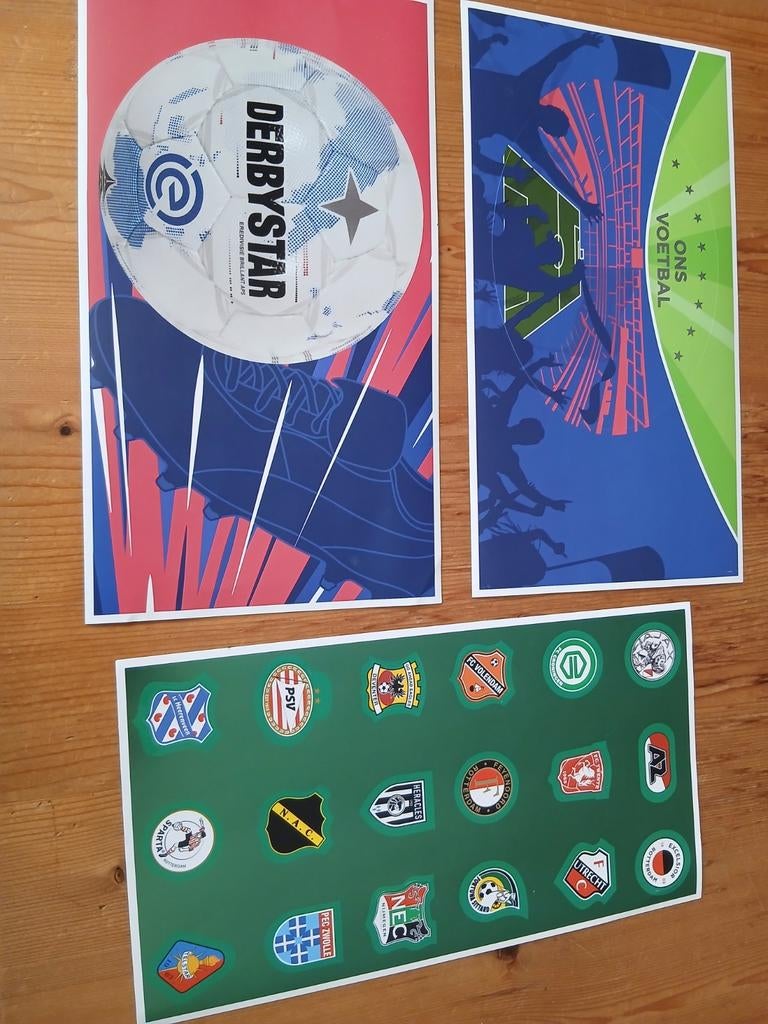 Xxl stickers plus voetbal, Ophalen of Verzenden, Nieuw, Sport
