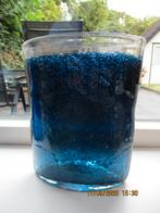 Zweden - vaas - glas - design, Blauw, Aardewerk of Porselein, Ophalen of Verzenden, Zo goed als nieuw