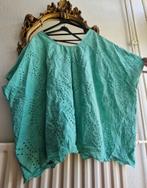 Als nieuw! Banditas turquoise opengewerkt vleermuis blouse, Blauw, Blouse of Tuniek, Banditas, Ophalen of Verzenden