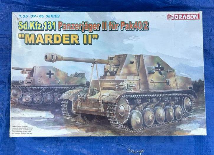 Dragon Sd.Kfz.131 Panzerjäger II "Marder II" 1:35 Modelbouw, Verzamelen, Militaria | Tweede Wereldoorlog, Ophalen of Verzenden
