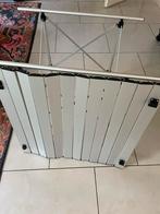 Op ouwbare aluminium tafel 75 x 75, Ophalen of Verzenden, Zo goed als nieuw