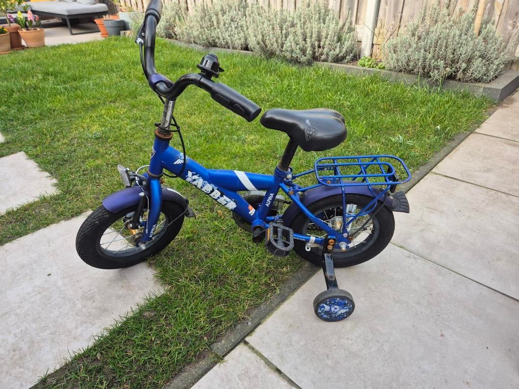 Alpina Yabber kinderfiets 12 inch met zijwieltjes, Fietsen en Brommers, Fietsen | Kinderfietsjes, Ophalen, Zijwieltjes, Gebruikt
