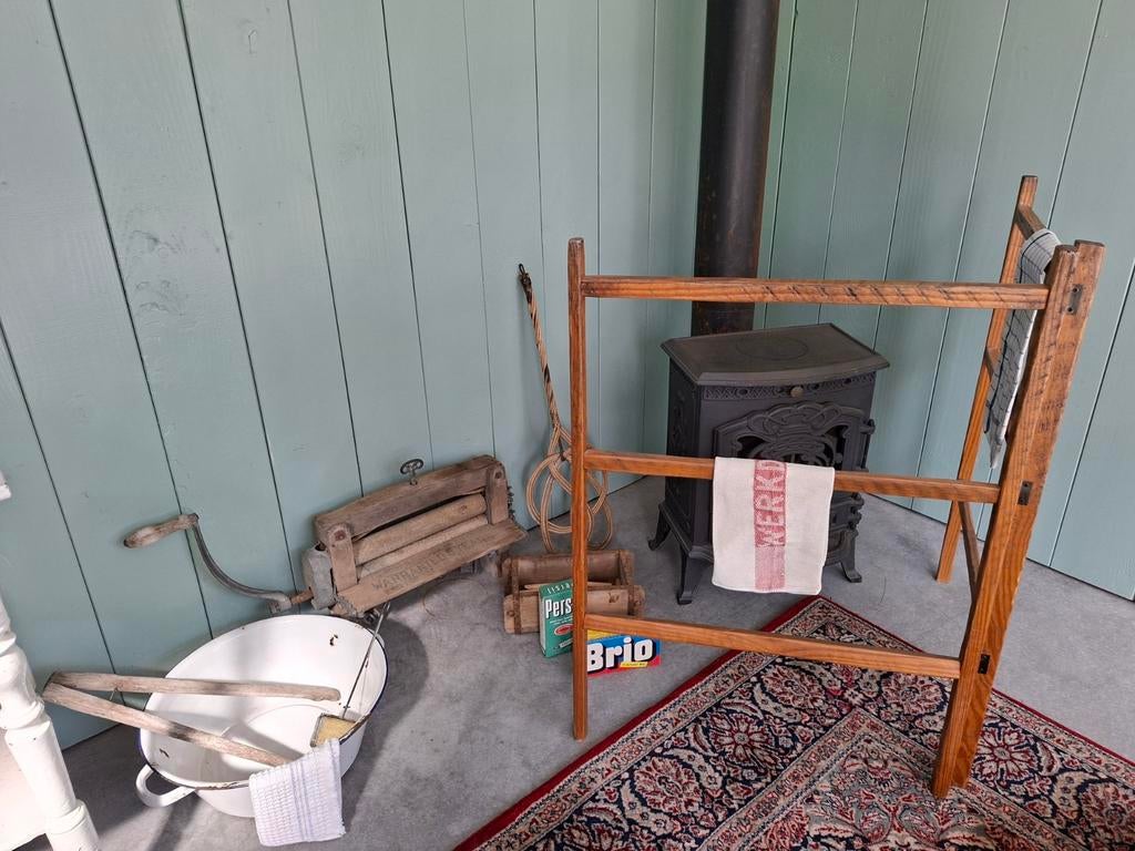 Leuke brocante droogrek, Ophalen