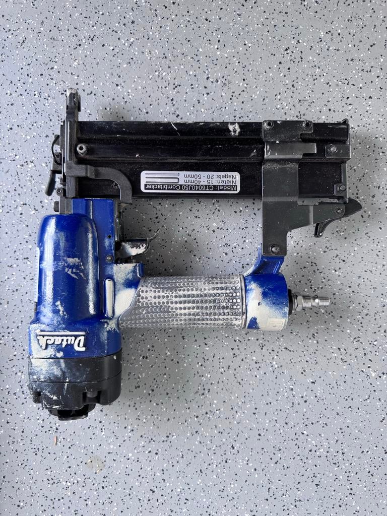 Dutack C16040J50 combitacker tacker met koffer, Ophalen of Verzenden, Gebruikt