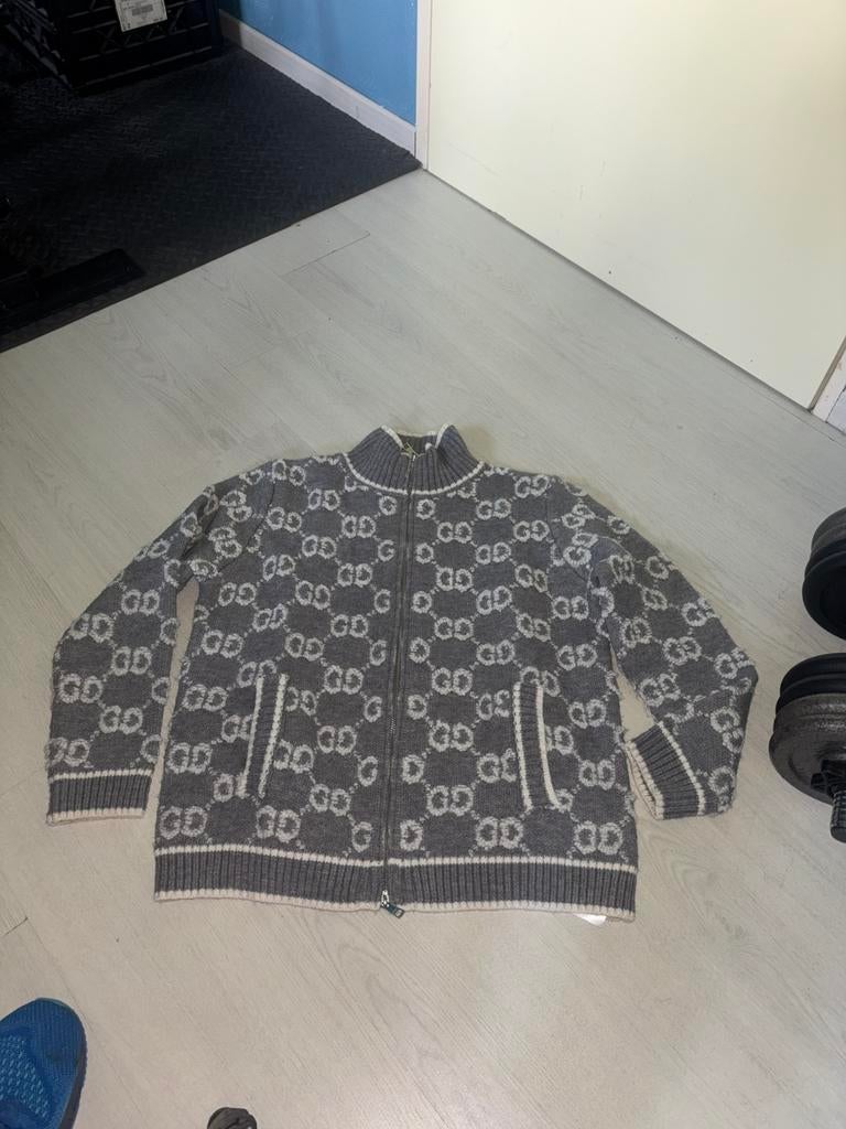 Gucci vest, Kleding | Heren, Truien en Vesten, Ophalen of Verzenden, Zo goed als nieuw, Maat 52/54 (L), Grijs