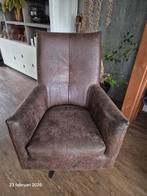 Fauteuil met draaipoot, Ophalen of Verzenden, Zo goed als nieuw, 75 tot 100 cm, 50 tot 75 cm