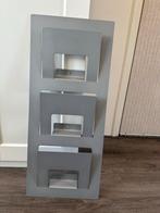 Ikea tijdschriften wandrek - Grijs metaal, Ophalen, Gebruikt