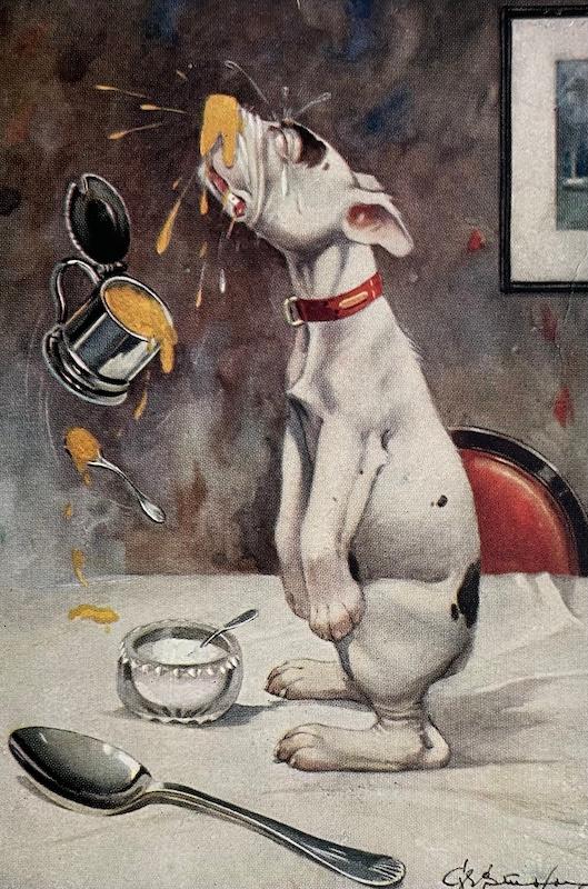 hond Bulldog Bonzo illustr. George Studdy  1927, Verzenden, 1920 tot 1940, Gelopen, Overige thema's