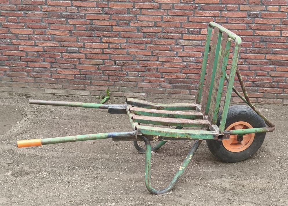 Steen kruiwagen stenen kruiwagen voor oa klussen haardhout, Tuin en Terras, Kruiwagens, Ophalen, Gebruikt