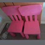 2 roze ikea stoelen, Kinderen en Baby's, Ophalen, Gebruikt