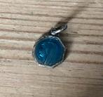Medaille medaillon heilige Maria Lourdes, Ophalen of Verzenden, Zo goed als nieuw, Zilver, Overige materialen