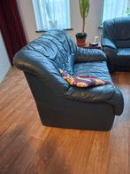 Bankstel ,donkerblauw  gratis af te halen, Huis en Inrichting, Ophalen, Gebruikt, 75 tot 100 cm