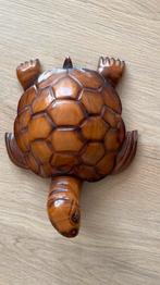 Houtsnijwerk schildpad hout , 20cm lang, Ophalen of Verzenden