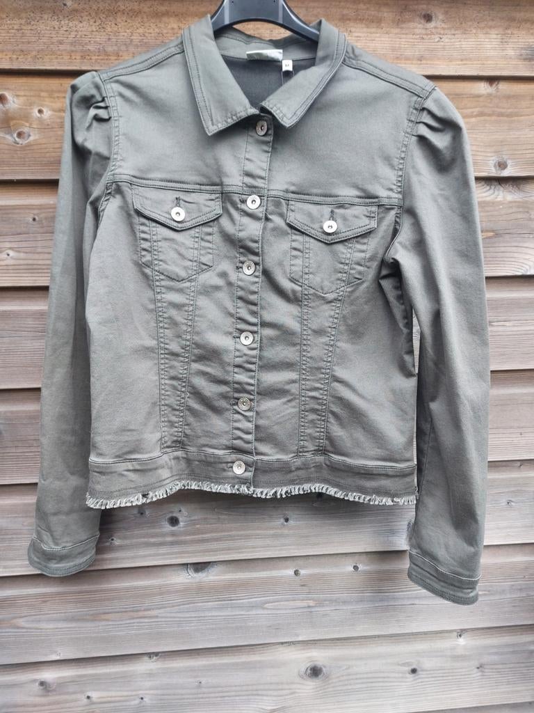 Donkergroen spijkerjasje nieuw SoSoire maat M/38, Ophalen of Verzenden, Nieuw, Maat 38/40 (M), Groen