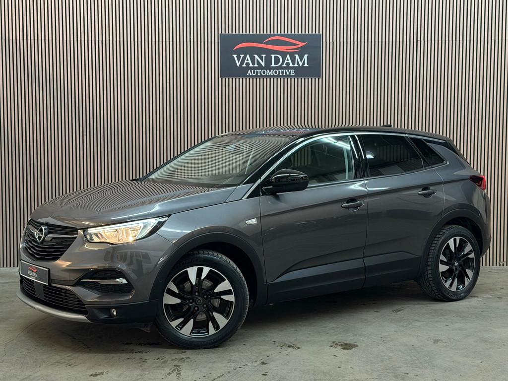 Opel Grandland X 1.2 Turbo Innovation 2019 LED CAMERA CRUISE, Auto's, Opel, Gebruikt, Leder en Stof, Bedrijf, 3 cilinders