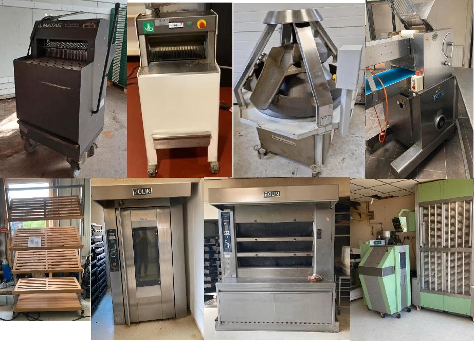 Bakkerijmachines Polin ovens Kemper kneder Kalmeijer en meer, Zakelijke goederen, Horeca | Keukenapparatuur, Ophalen, Gebruikt