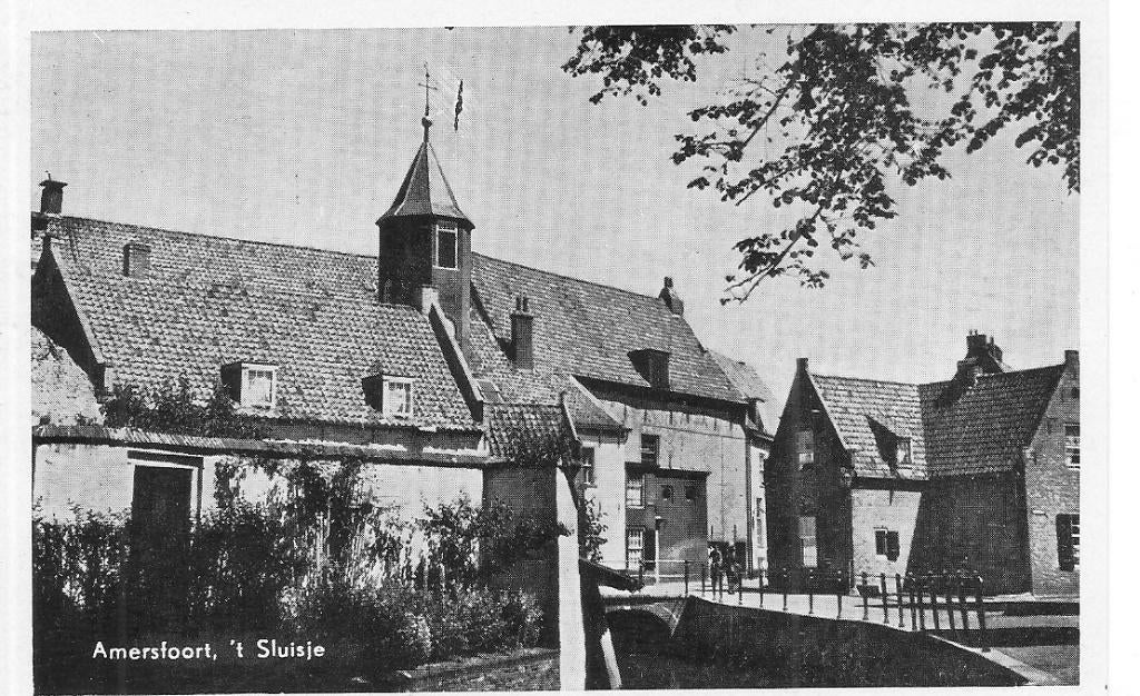 Amersfoort 't Sluisje., Ophalen of Verzenden, 1940 tot 1960, Ongelopen, Utrecht