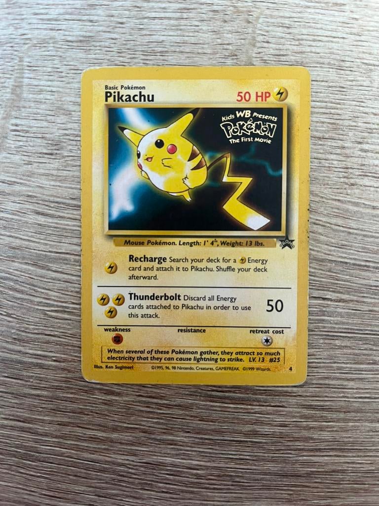 Pikachu promo, Ophalen of Verzenden, Zo goed als nieuw