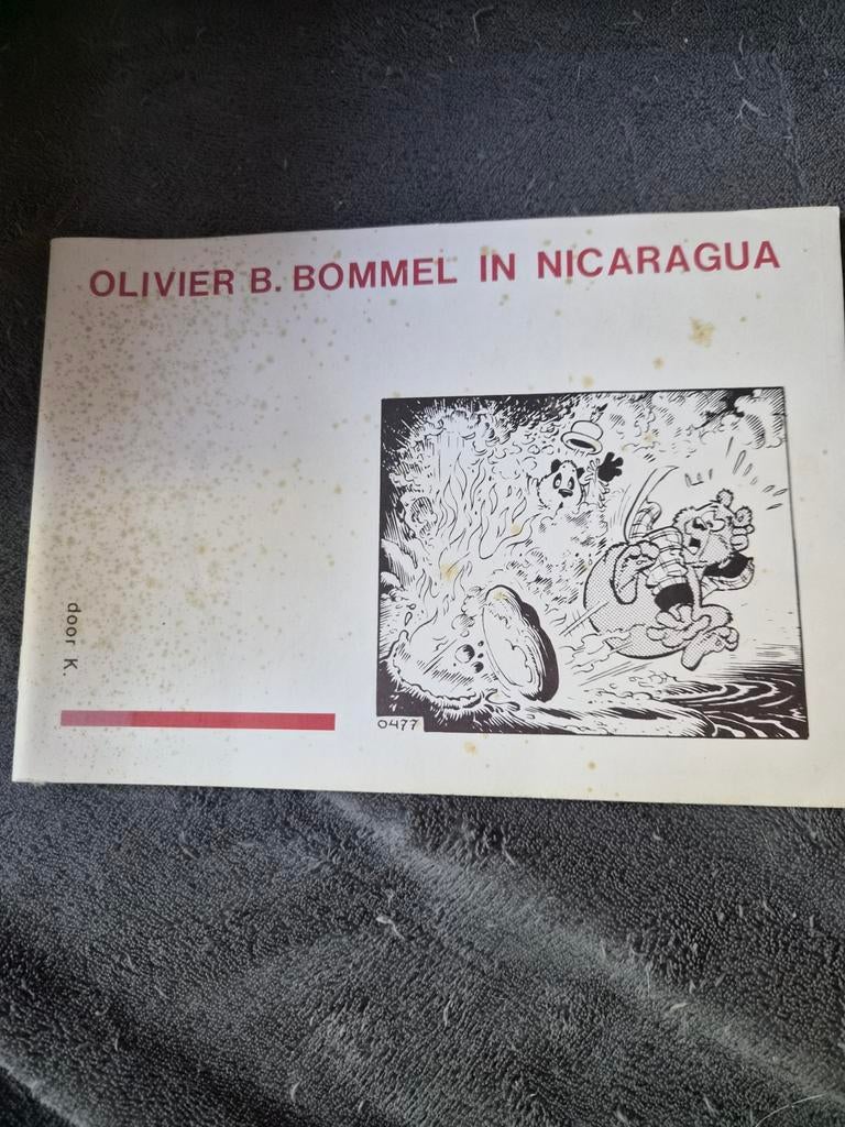 Olivier B. Bommel in Nicaragua - Zeldzaam stripboek, Boeken, Stripboeken, Eén stripboek, Ophalen of Verzenden, Gelezen, K