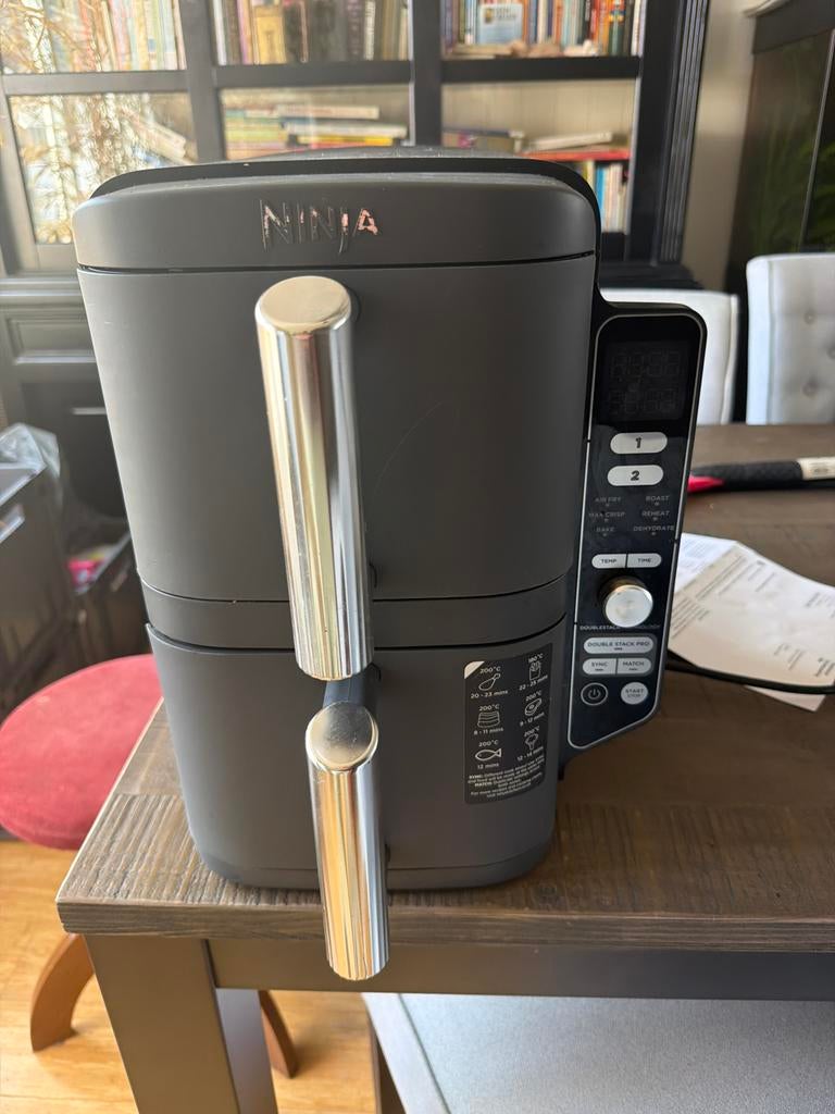 Ninja Foodi Dual Zone Airfryer AF300EU - Zo goed als nieuw, Witgoed en Apparatuur, Airfryers, Ophalen of Verzenden, Gebruikt, Airfryer XXL