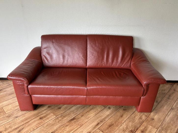 Ewald Schillig 2,5-zits bank – mooi roodbruin, Huis en Inrichting, Banken | Bankstellen, Gebruikt, Rechte bank, Tweepersoons, 150 tot 200 cm