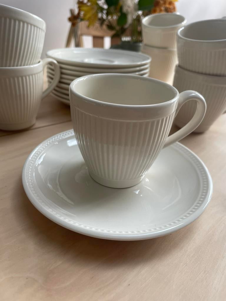 Wedgwood Windsor (koffie) kop en schotels 10 stuks, Huis en Inrichting, Keuken | Servies, Nieuw, Ophalen of Verzenden, Wedgwood