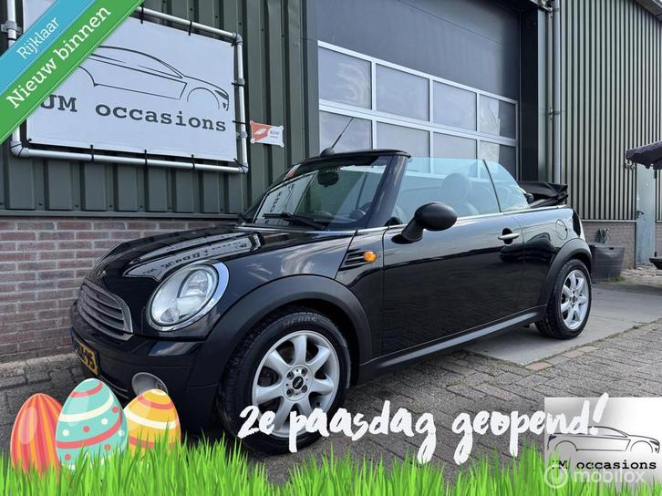 Mini Cabrio 1.6 Cooper|Airco|Leder|Cruise|Lm velgen|PDC|, Auto's, Mini, Bedrijf, Te koop, Cabrio, ABS, Airbags, Airconditioning