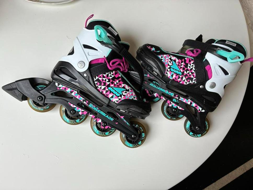 Rollerblade Thunder G rollerskates mt 33 zgan, Sport en Fitness, Skeelers, Verzenden, Zo goed als nieuw, Kinderen, Overige merken