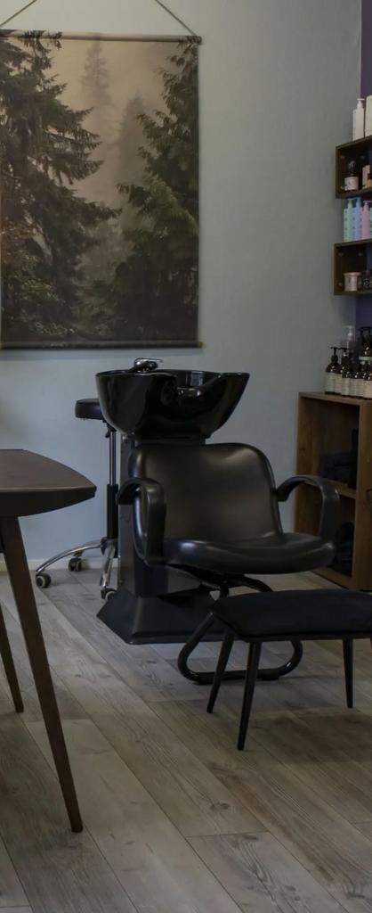 Kappers wasbak., Ophalen