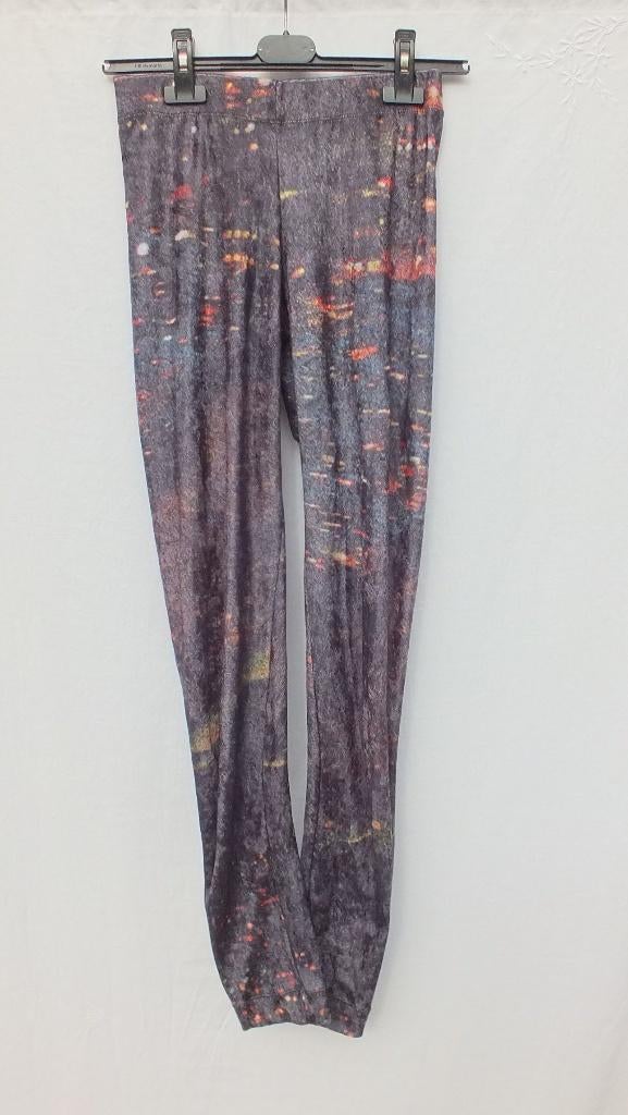 Leuke veloerse legging.Mt S.Merk Afghan, Maat 38/40 (M), ., Zwart, Ophalen of Verzenden