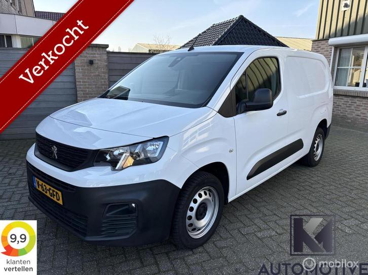 Peugeot Partner 1.5 BlueHDI 130pk L2 Automaat|MARGE|Carplay, Auto's, Bestelauto's, Bedrijf, ABS, Achteruitrijcamera, Airconditioning