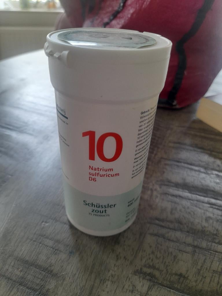 Schüssler zout 10 Natrium sulfuricum D6 400stuks, Ophalen of Verzenden, Nieuw, Poeder of Drank
