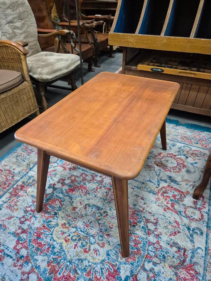 Scandinavisch design vintage houten salontafel, Antiek en Kunst, Antiek | Meubels | Tafels, Ophalen