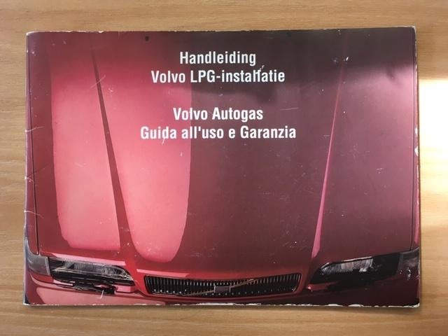 Handleiding   Volvo LPG installatie      1997       NL, Ophalen of Verzenden