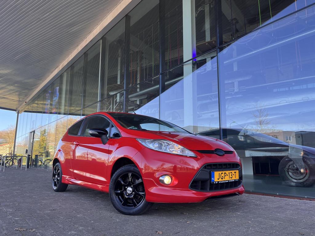 Ford Fiesta 1.4 RED & BLACK ST LINE 97 PK-AIRCO-MFT-ECC, Voorwielaandrijving, Stof, Gebruikt, 4 cilinders