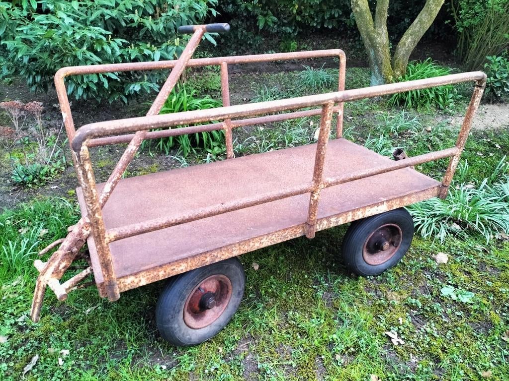 Transport wagen kar transportwagen transportkar, Doe-het-zelf en Verbouw, Transportwagens, Ophalen, Gebruikt