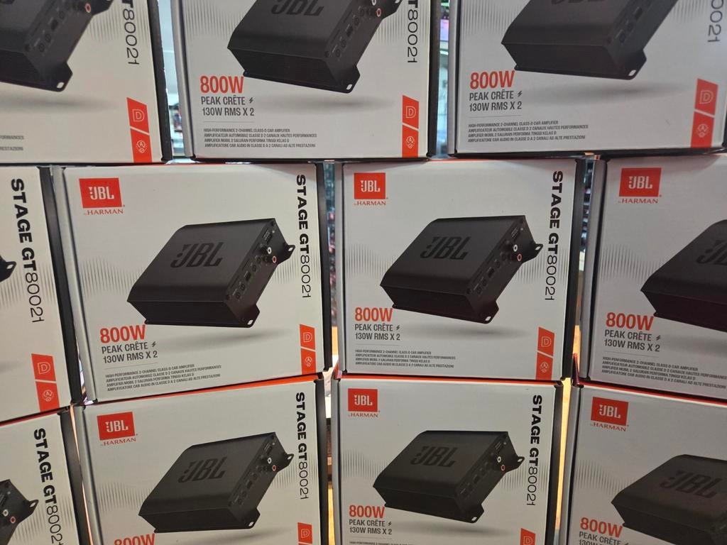 JBL Stage GT80021 2-kanaals versterker - Opruiming Lakro, Auto diversen, Autoradio's, Ophalen of Verzenden, Nieuw