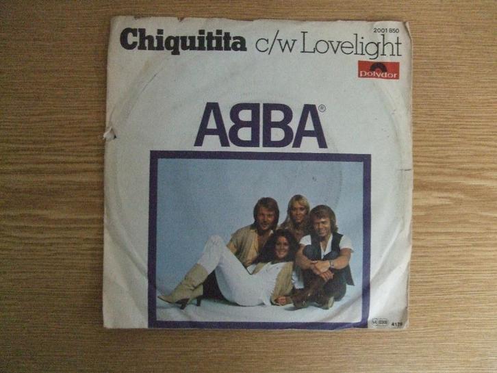 ABBA     CHIQUITITA / LOVELIGHT, Cd's en Dvd's, Vinyl Singles, Zo goed als nieuw, Single, Pop, 7 inch, Ophalen of Verzenden