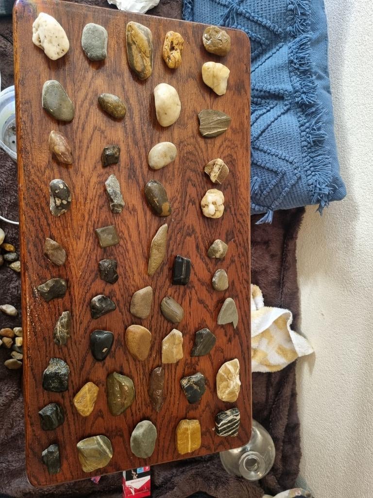 Verzameling stenen, Verzamelen, Mineralen en Fossielen, Ophalen of Verzenden