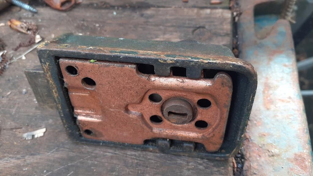 Antiek deurslot - Yale, Ophalen of Verzenden